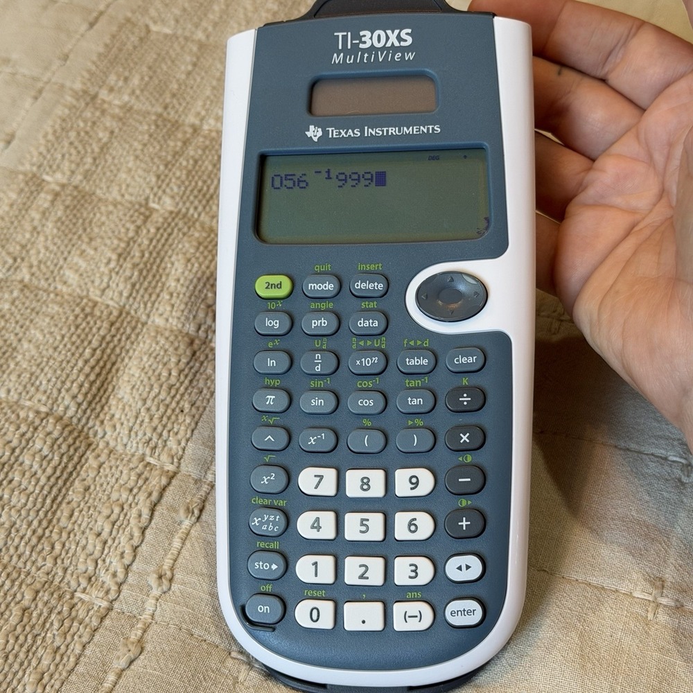 TI-30XS‎ MultiView™ Scientific Calculator by Texas Instruments, Multi-Line Disp